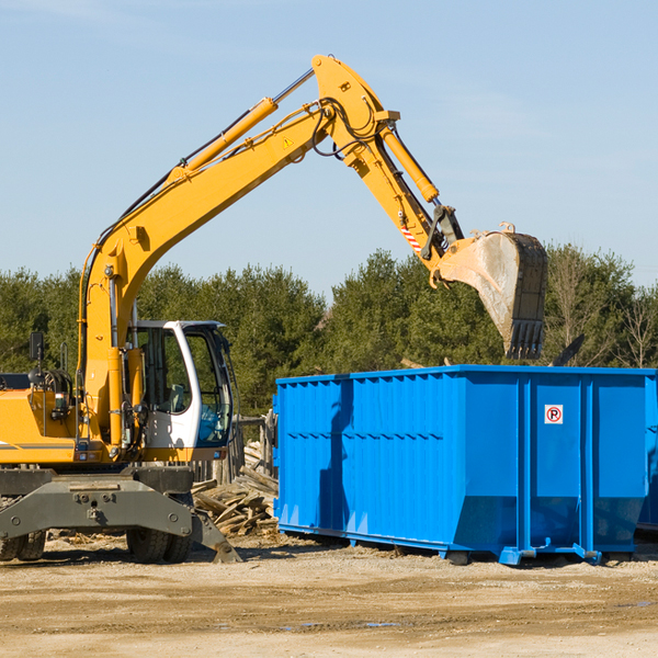 can i choose the location where the residential dumpster will be placed in Henry County Indiana